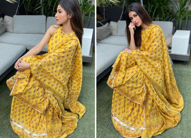 Mouni Roy exudes elegance in an affordable yellow sharara set