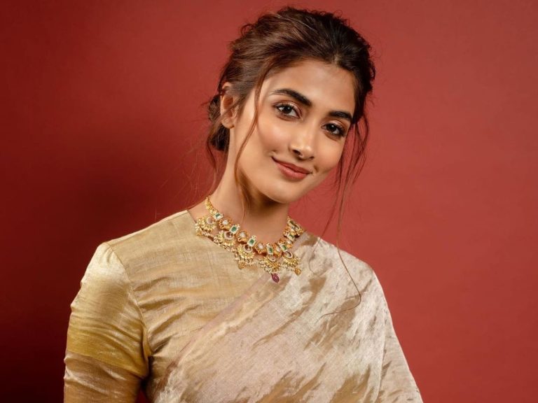 Pooja Hegde is pure demure and grace in gorgeous saree by Manish Malhotra