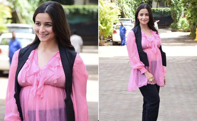Alia Bhatt reminds fans of Bhramastra release date dressed in Gucci pink ruffle dress and pants worth Rs. 3 Lakh
