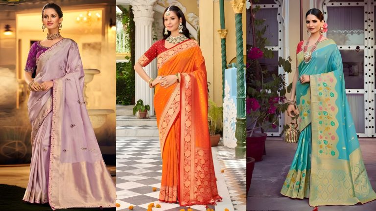 Best Designer Silk Sarees 2024: Stunning Party Wear Sarees For Festivals And Weddings