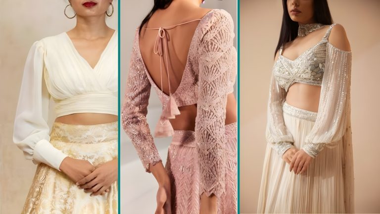 6 Full-Sleeves Blouse Designs For Lehenga To Steal The Show